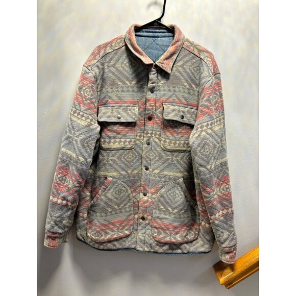 Men’s Faherty Good Feather Reversible Bondi Jacket, Navy/xl